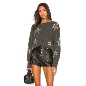 Rails virgo star sweater charcoal gray